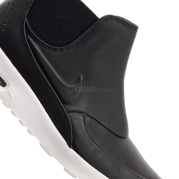 Nike Air Max Thea Mid Womens Size 11 Shoes Ankle Boots Black Leather  - NEW - Picture 3 of 5